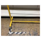 Commercial Garment Rack Double Rail On Casters 37.5"x66.5"x20"