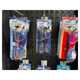 LOT OF Assorted Reading Glasses, Pizza Cutters, Garden Tips, Handwarmers, & Batteries