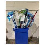 LOT OF Brooms & Mops