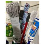 LOT OF Brooms & Mops