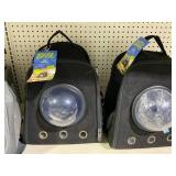 LOT OF Cat Kennels, Backpack, Litter Boxes, Gate, & Mats