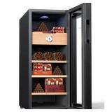 KingChii 33L Cigar Humidors Temp Control Cabinet with Spanish Cedar Wood $269.99 Retail - Brand New