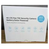 4G LTE Solar Security Cellular Camera Wireless Outdoor 360 Black $59.99 Retail - Brand New