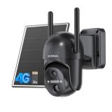 4G LTE Solar Security Cellular Camera Wireless Outdoor 360 Black $59.99 Retail - Brand New