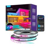Govee Outdoor LED Strip Lights 65.6ft with Alexa and Google App Control $114.99 Retail - Brand New