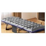 Camping Cot Mattress Pad Portable Grey - Brand New