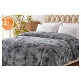 Electric Heating Blanket Queen Grey $109.99 Retail - Brand New