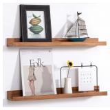 Floating Shelves Walnut 24" $39.99 Retail - Brand New