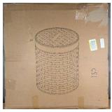 Laundry Wicker Hamper with Lid 19G Black $62.99 Retail - Brand New
