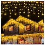 Christmas String Lights for Outdoors Warm White 8ft - Brand New