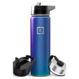 Iron Flash 22oz Water Bottle Aurora Color $32.99 Retail - Brand New