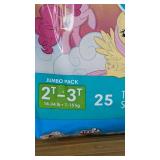 Pampers Easy Ups My Little Pony 2T-3T 25 Count - Brand New