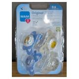 MAM Pacifiers 0-6 Months 4pk - Brand New