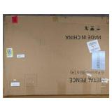 Decorative Garden Metal Fence 6 Panels 13ft by 36" $79.99 Retail - Brand New