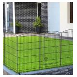 Decorative Garden Metal Fence 6 Panels 13ft by 36" $79.99 Retail - Brand New