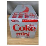 Diet Coke Mini 10 Pack - Brand New