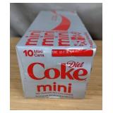 Diet Coke Mini 10 Pack - Brand New