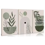 Boho Wall Decor 3 Piece Set 24" x 16" - Brand New