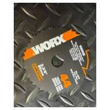 WORX 3-3/8 in Circular Saw Blades Set - 24T, 60T & 4-TEETH HSS 85mm