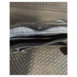 TUMI Leather Messenger Bag - Black Crossbody With Front Flap