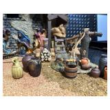 Nativity Scene Display with Stable & Village Accessories - 28 Inch Base