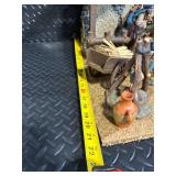 Nativity Scene Display with Stable & Village Accessories - 28 Inch Base