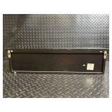 Black 3-Drawer Wall Cabinet & Wooden Peg Rack - 23 in. Long