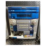 AIWA CX-NAJ54 CD-R/W Playback Digital Audio System w/ 2 Speakers