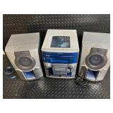 AIWA CX-NAJ54 CD-R/W Playback Digital Audio System w/ 2 Speakers