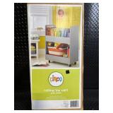 Circo Rolling Toy Cart - Gray Finish