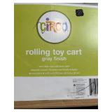 Circo Rolling Toy Cart - Gray Finish