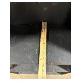 Black 4-Shelf Bookcase - Narrow Floor-Standing Storage Shelf