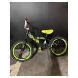 Teenage Mutant Ninja Turtles Kids Bike 16-Inch Black with Neon Green Rims