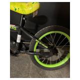 Teenage Mutant Ninja Turtles Kids Bike 16-Inch Black with Neon Green Rims