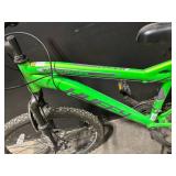 Nighthawk Mountain Bike - Green, 26-Inch Wheels, Disc Brakes, 21-Speed