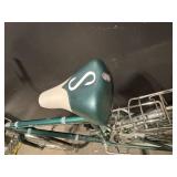 Schwinn Vintage Green City Bicycle with Rear Rack - 26in Wheels