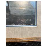 Lake Scene Framed Print by S. Innazzo - Edition 124/650, 1995