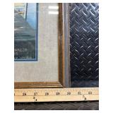 Lake Scene Framed Print by S. Innazzo - Edition 124/650, 1995