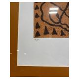 J Pike Leaf Print Framed Art - Edition 76/99 - Set of 2