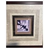 J Pike Leaf Print Framed Art - Edition 76/99 - Set of 2