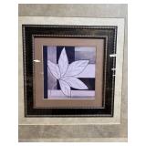 J Pike Leaf Print Framed Art - Edition 76/99 - Set of 2