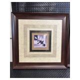 J Pike Leaf Print Framed Art - Edition 76/99 - Set of 2