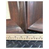 J Pike Leaf Print Framed Art - Edition 76/99 - Set of 2