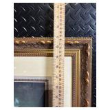 Framed Art Print - Woman at Piano with Vase of Flowers