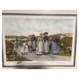 Jennie Brownscombe Berry Pickers Framed Print