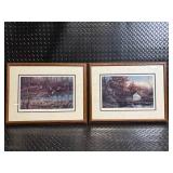 Apple River Marshlands & Autumn Shoreline Framed Prints (Lot of 2)