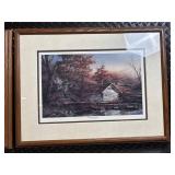 Apple River Marshlands & Autumn Shoreline Framed Prints (Lot of 2)