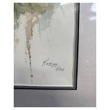 Patricia Kness Portrait Watercolor - Framed Artwork