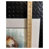 Patricia Kness Portrait Watercolor - Framed Artwork