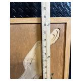 Stony Lake Contour Map - 595 Acres, 6 Miles Shoreline Wood Wall Art